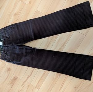 Roxy Brown and Beige stripe dress pants